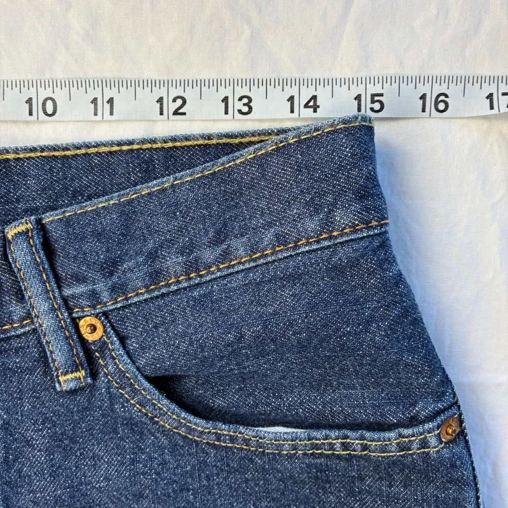Levis 505 Regular Fit Denim Shorts Mens 30 Indigo Dark Wash Jorts 5-Pocket